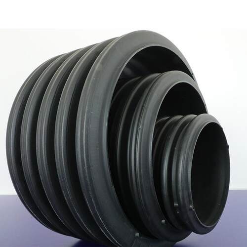 大口8径波纹政排水排管市P污管DN200HDE双壁波纹管双壁波纹管hdpe