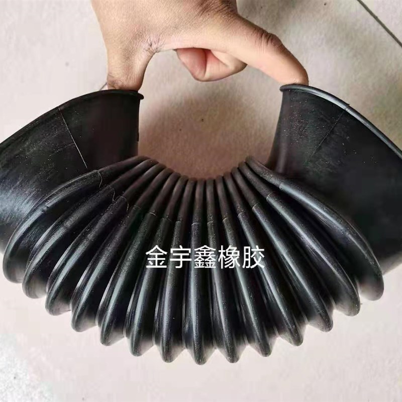 极速内径200 160 110mm橡胶波纹伸缩软管pcv管道排水Z软接头耐酸