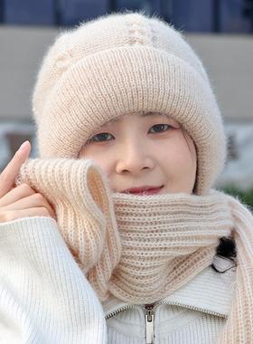 极速久久&eamp;老板娘 冬季骑车防风防寒保暖帽针织帽