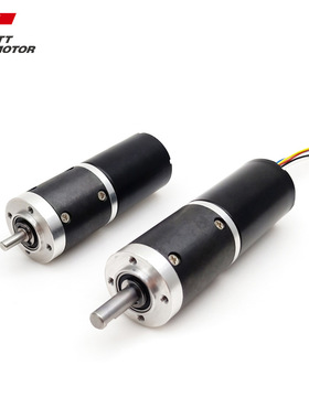 极速28mcm行星直流无刷减速电机 内置驱动 带霍尔板 12V 24V PWM