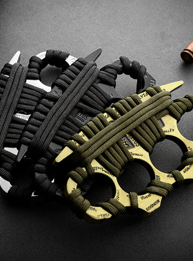 极速加厚指虎四指拳套锌合金x戒指防身合法武器自卫铁拳头指环拳