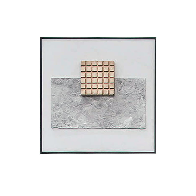 极速后现代简约轻奢金箔立体组合装饰书房餐厅Q背景墙抽象画设计图片