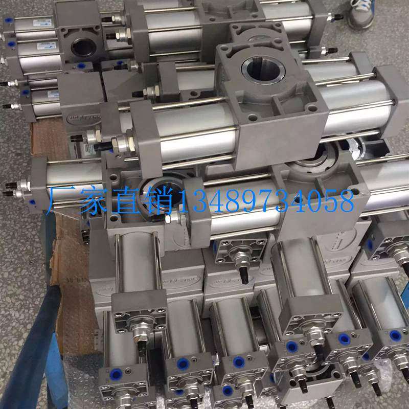 极速配件QGK型大扭矩旋转摆动翻转齿轮齿条气缸QGK50/Q63/80/100/