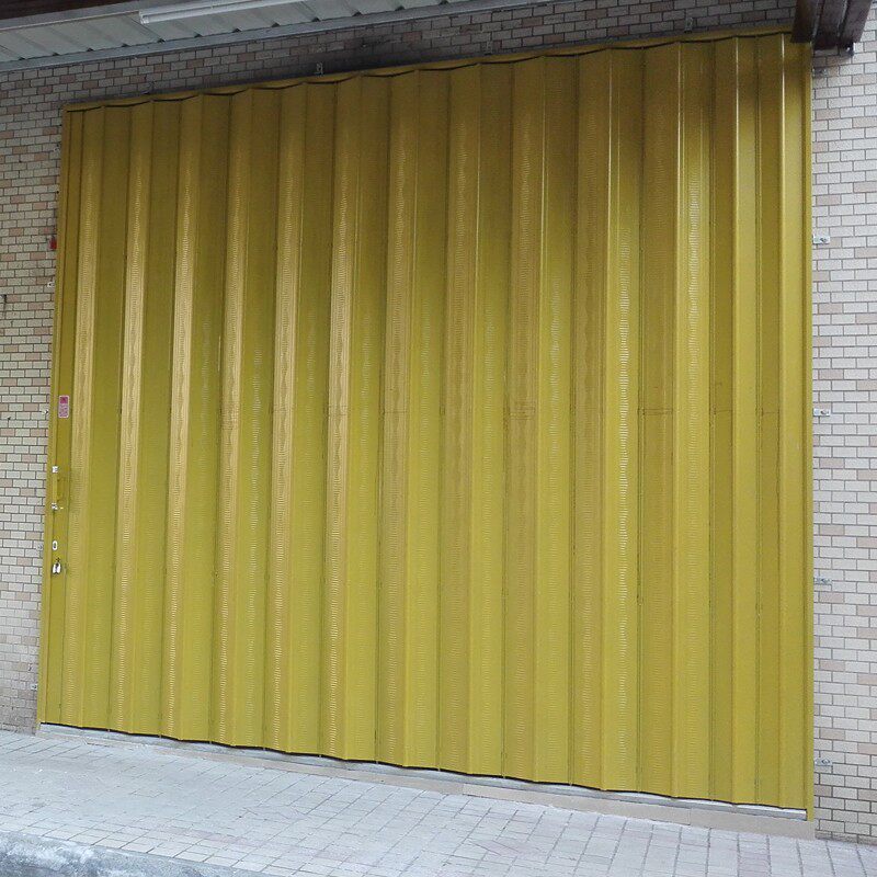 和谐封板门面商铺拉闸伸缩车库折叠防盗仓库推拉式铁艺窗庭院大门