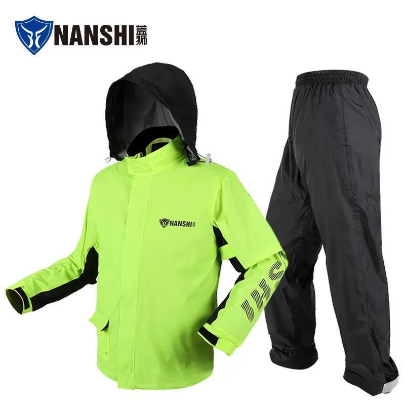 蓝狮雨衣雨裤套装分体摩托车骑行防水男士外卖薄款全身防暴雨雨服