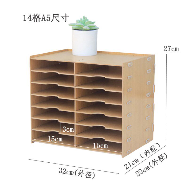 文件架多层A5纸文件架子文件夹资料桌面学生办公用品票据收纳架