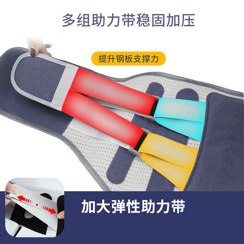加宽护腰带腰椎滑移腰间盘膨出突出凸出固定腰托腰几劳损绑带钢板