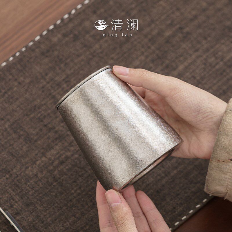 清澜纯钛茶道六君子套装高端泡茶工具茶针茶夹茶刷勺茶道配件