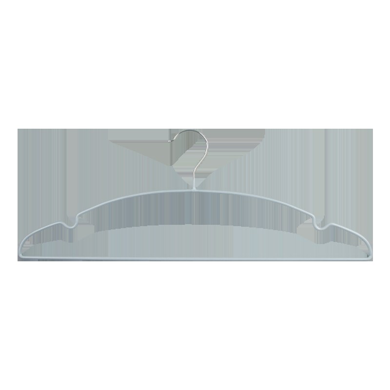 新升级空间省出5k厘米浸塑铁衣架干湿两用防滑护衣不鼓包矮薄衣架