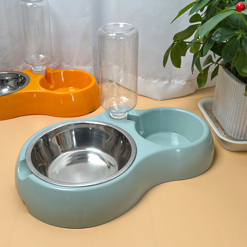 狗碗狗盆猫碗双碗自动饮水狗x狗食盆防打翻宠物饭碗猫咪用品大全