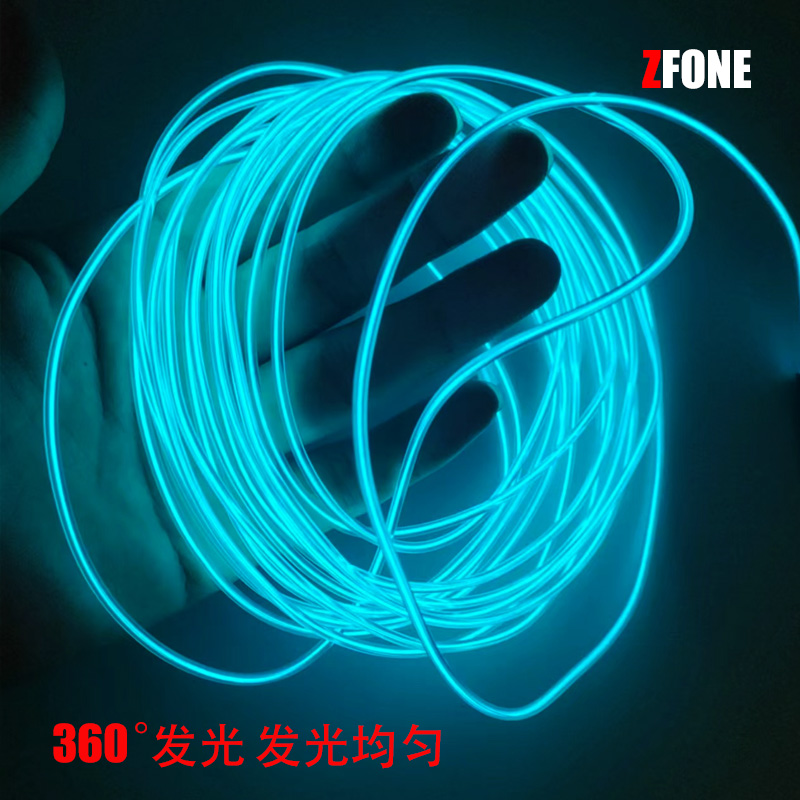 电池款超细LED冷光线r发光线迷你霓虹灯线沙盘模型装饰灯条灯带