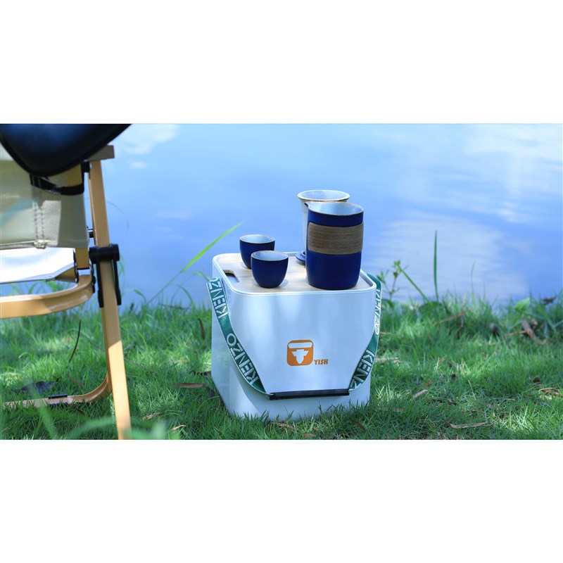 2.23新款多l功能钓鱼桶钓鱼打水桶便捷拉饵盘钓箱