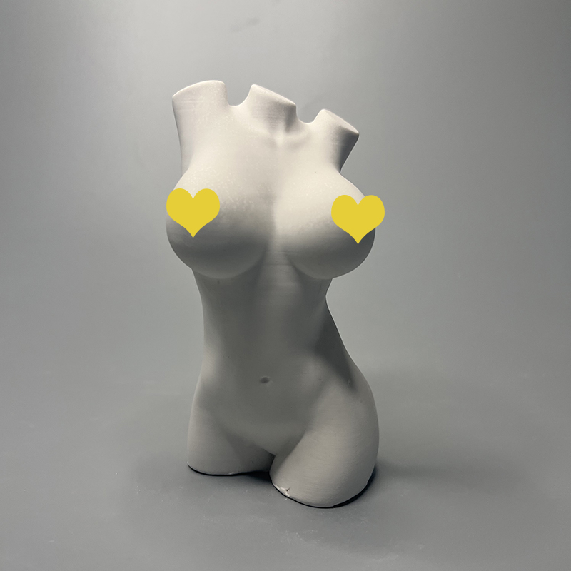 极简女性躯干雕塑石膏p桌面艺术装饰小摆件小众高级生日礼物扩香