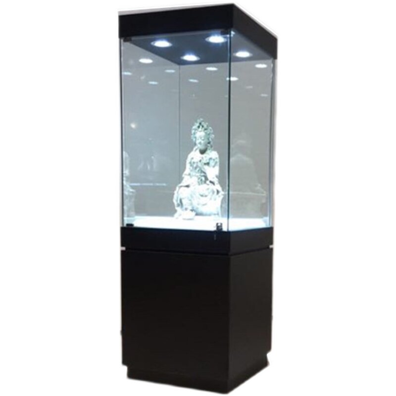博物馆展柜古董瓷器文物展示柜独立珠宝首饰玻P璃柜台产品展览柜