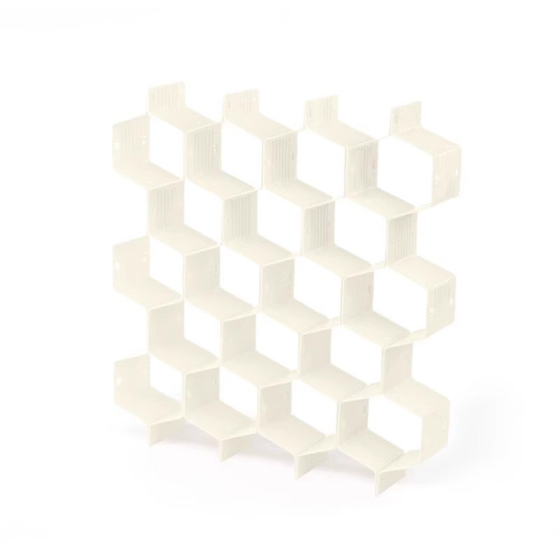 袜子抽屉分隔板自由组合蜂窝整理内衣内裤收纳格S盒隔板衣柜分层