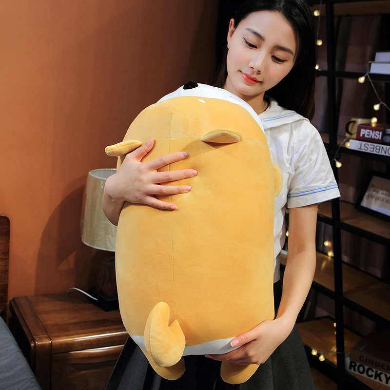 哈士奇毛绒c玩具公仔狗柴犬布娃娃床上玩偶娃娃抱枕女生睡觉男生