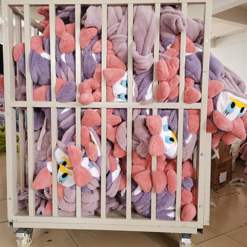 咏萌绒睡衣女f秋冬长毛珊瑚绒长款睡袍女法兰绒睡裙女士可外穿浴