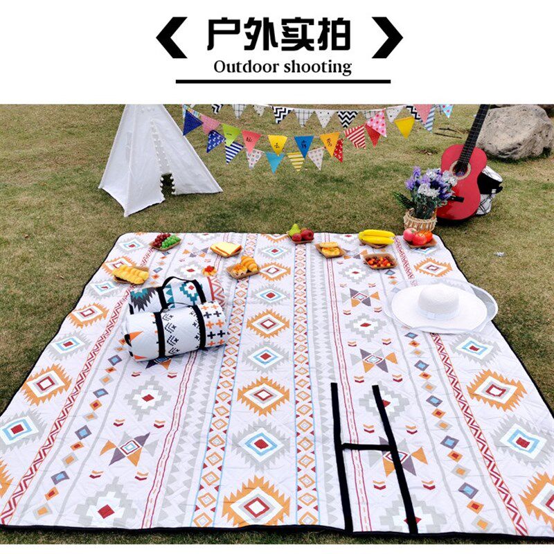 加大防潮a垫户外露营假日山居屋脊帐篷内加厚野餐垫2.4米铝膜地垫