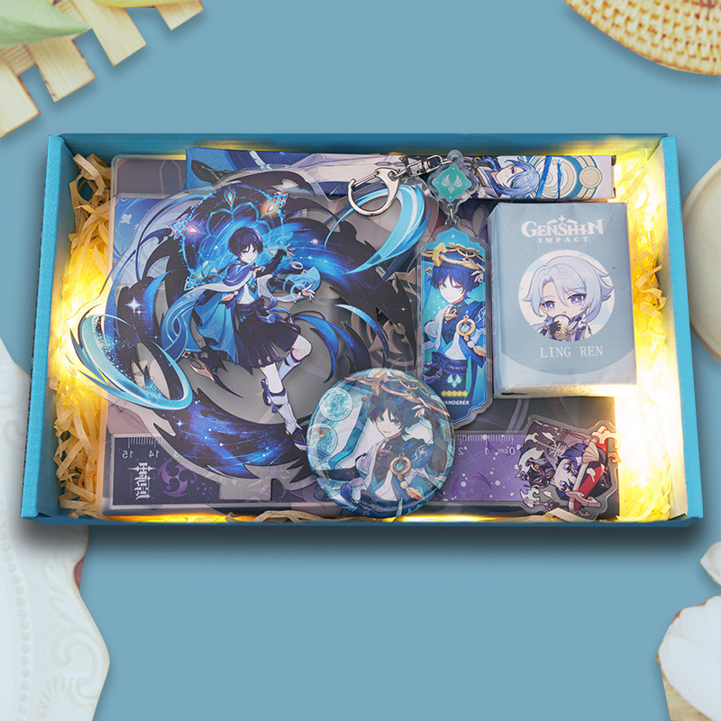 提纳里散b兵纳西妲烟绯妮露原神生日礼物男女中小学生文具套餐礼