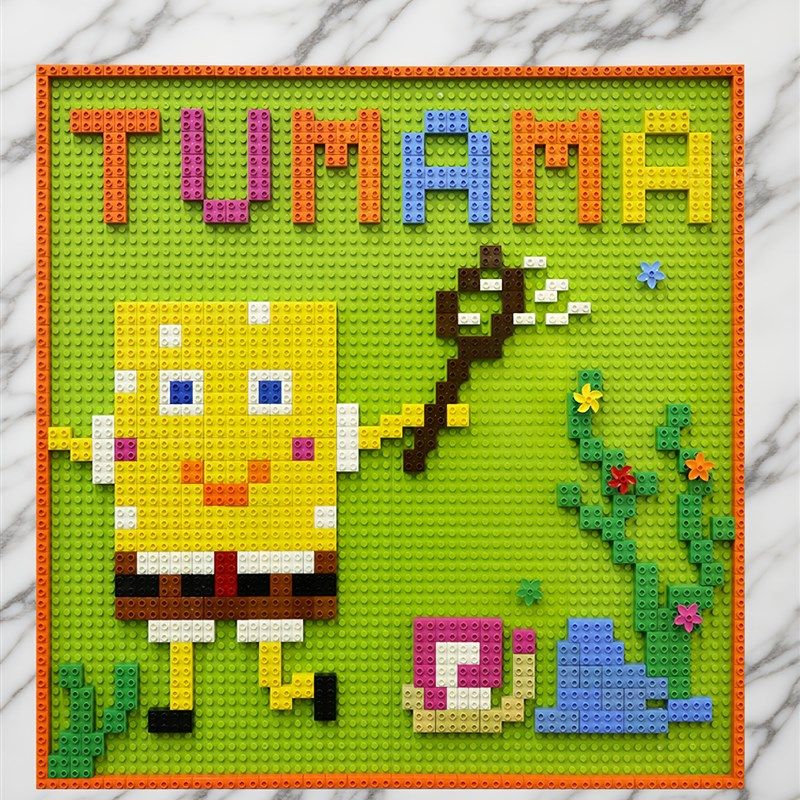 大颗粒儿童积木墙黑板拼图玩具x家用背景墙壁挂式益智男女孩子DIY,玩具/童车/益智/积木/模型,普通塑料积木,淘宝优惠券,粉丝福利购,淘宝优惠卷