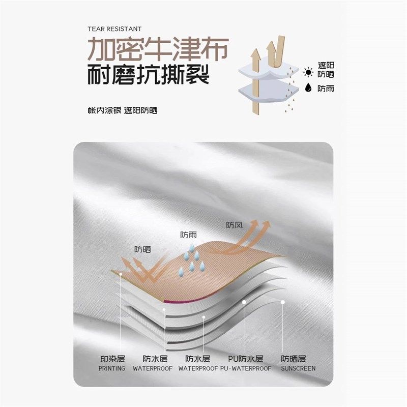 帐篷户外两室一厅k防大雨加厚野营过夜防晒便捷式折叠露营装备全