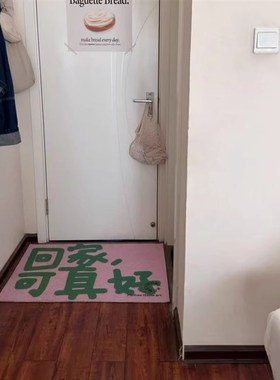 【回家可真好!】入户门地垫门口进门脚垫pLvc地毯丝圈脚踏垫家用