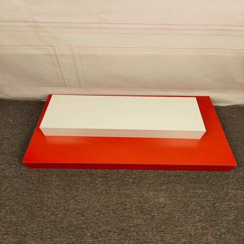 长方形梯形烤g漆地台网红直播模特婚纱墩子酒吧展示台黑色底座定