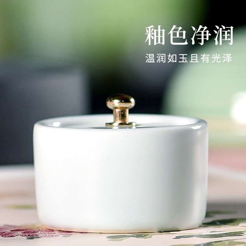 梅林笔庄陶瓷砚台书法专用墨m池初学小楷书法专用不干墨迷你青瓷