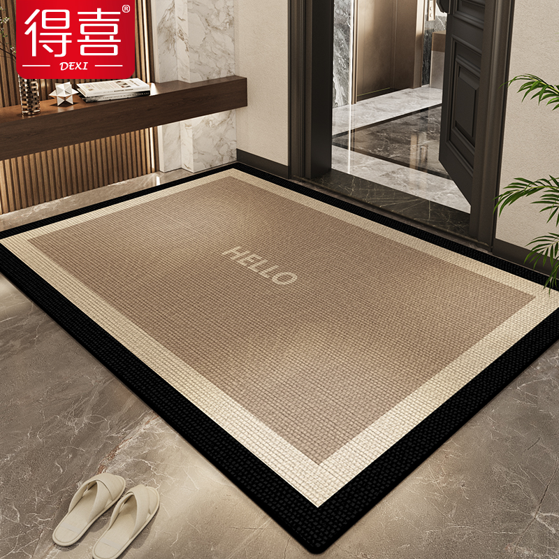 入户门地垫家用高级玄关进门垫门口门外I垫子耐脏地毯入门防滑脚