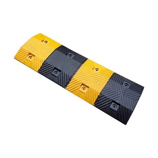 橡胶减速带限速缓冲带家用门口公B路道路乡村铸钢橡塑斜坡板加油