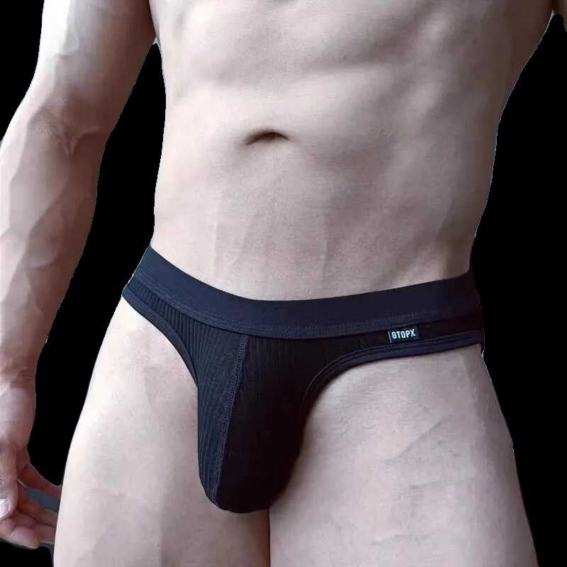 200斤性感底裤男士螺纹面料舒适透气内H裤大囊袋U凸三角裤不勒大,女士内衣/男士内衣/家居服,男三角内裤,淘宝优惠券,粉丝福利购,淘宝优惠卷