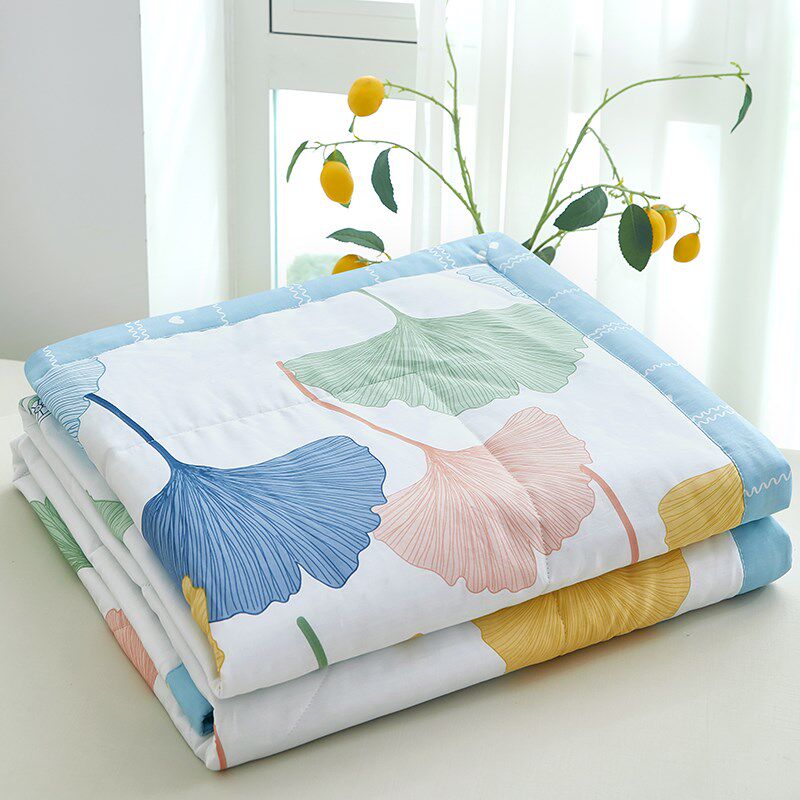 a类双面b全棉夏凉被空调被100纯棉夏被可机洗夏季单人薄款被子被