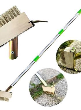 Crack Weeder手动缝隙除草工具苔藓除草器灌浆刷带可调节长手柄