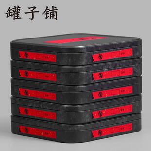 357克茶饼盒 古树普洱茶饼铁盒 磨砂铁金属收纳铁盒饼盒 现货