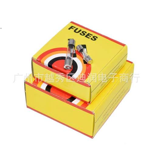 6*30玻璃保险管 250V保险丝 F10A/250V 6×30mm 快断F一盒100个