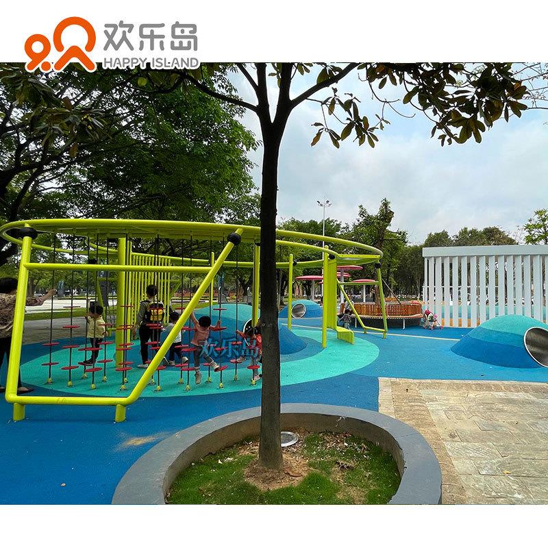 小园区游戏公园架游乐设备家规划设厂计户外儿童乐沙724池滑梯攀