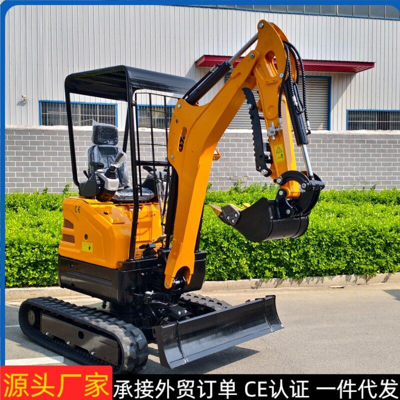 外贸口履带式挖掘机压2006810出kg迷液小你挖机园林开荒挖沟挖土