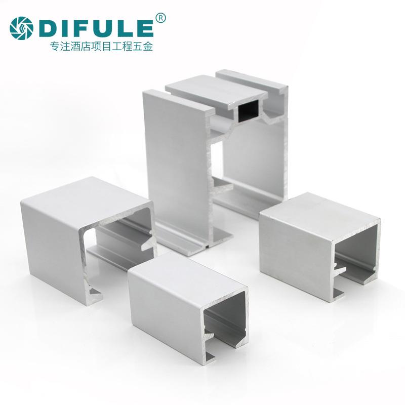 隔断屏风折叠门吊轨实木门酒店拉门滑轨万向可转弯重型轨道