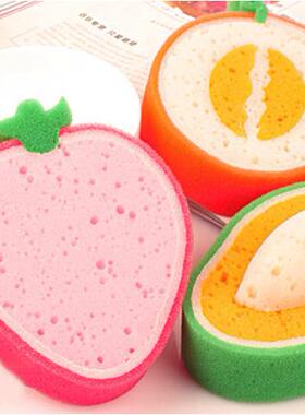 A1572韩国水果款加厚海绵百洁布洗碗布擦抹布洗碗巾0.01