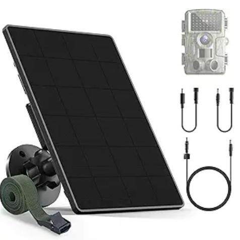 户外狩猎相机太阳能充电器电池板能发电防水耐摔12v9V 6V充电
