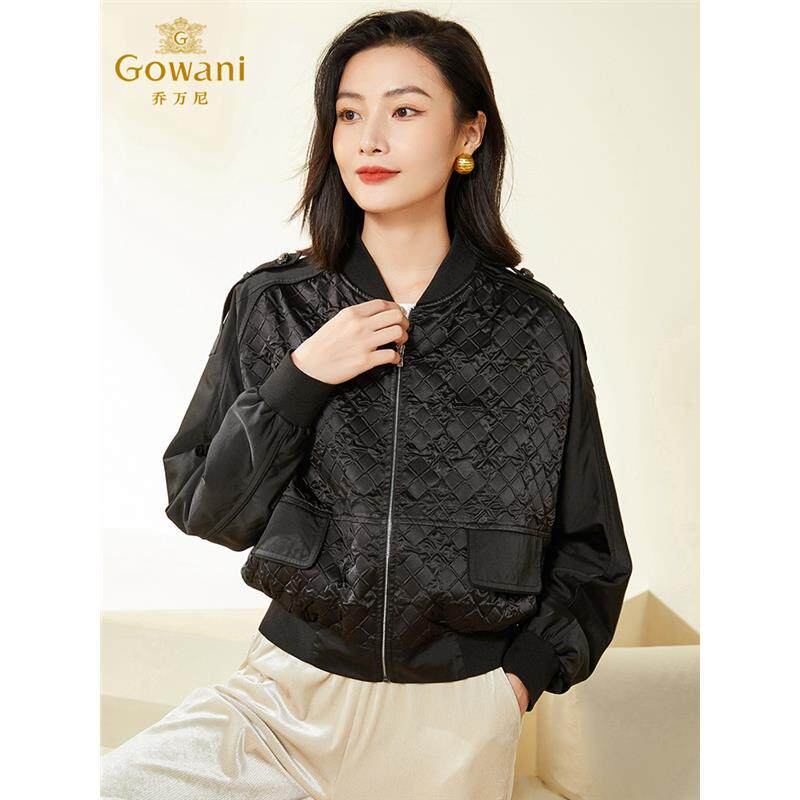 乔万尼棒球服女年新款休闲减龄春装女小个子外套EF3B822501