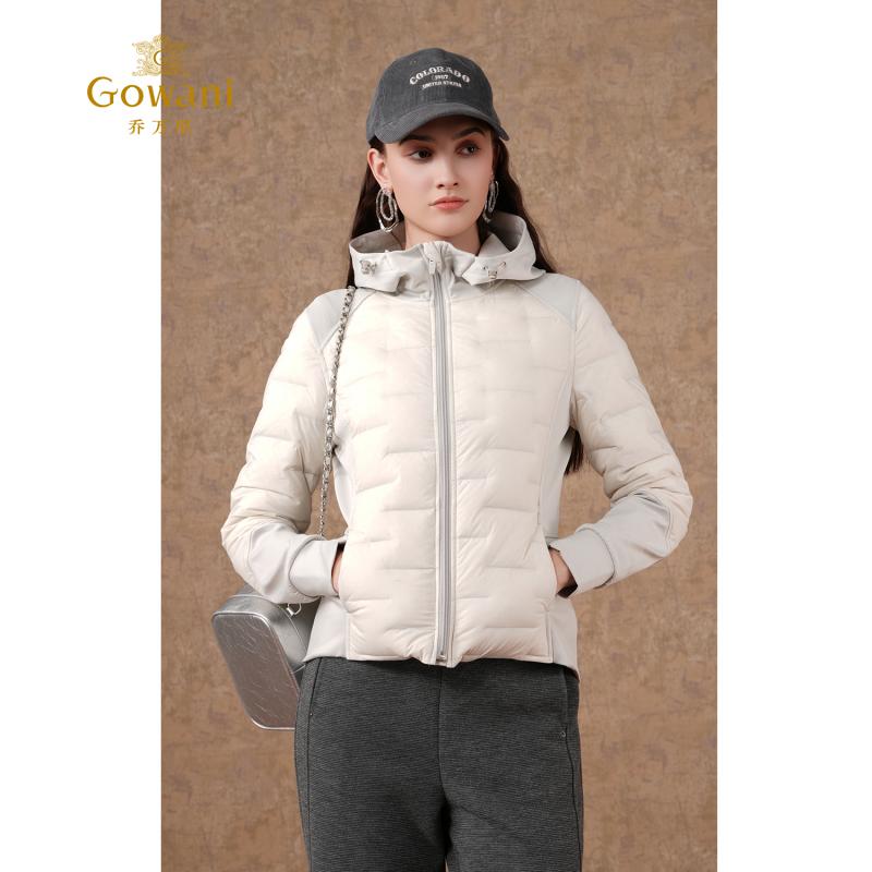 乔万尼短款连帽羽绒服