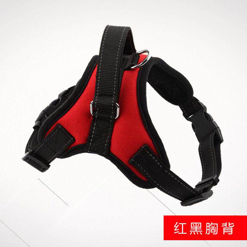 狗狗牵引绳背心式胸背带中型大型遛狗金毛拉布拉多泰迪狗链狗绳