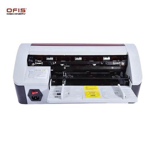 A4半自动名片切卡机自磨刀防斜切90x54mm名片裁切机