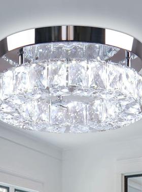 简2023新款厂家直供 LE顶正方形水晶吸灯 现代77568约餐厅灯书房D