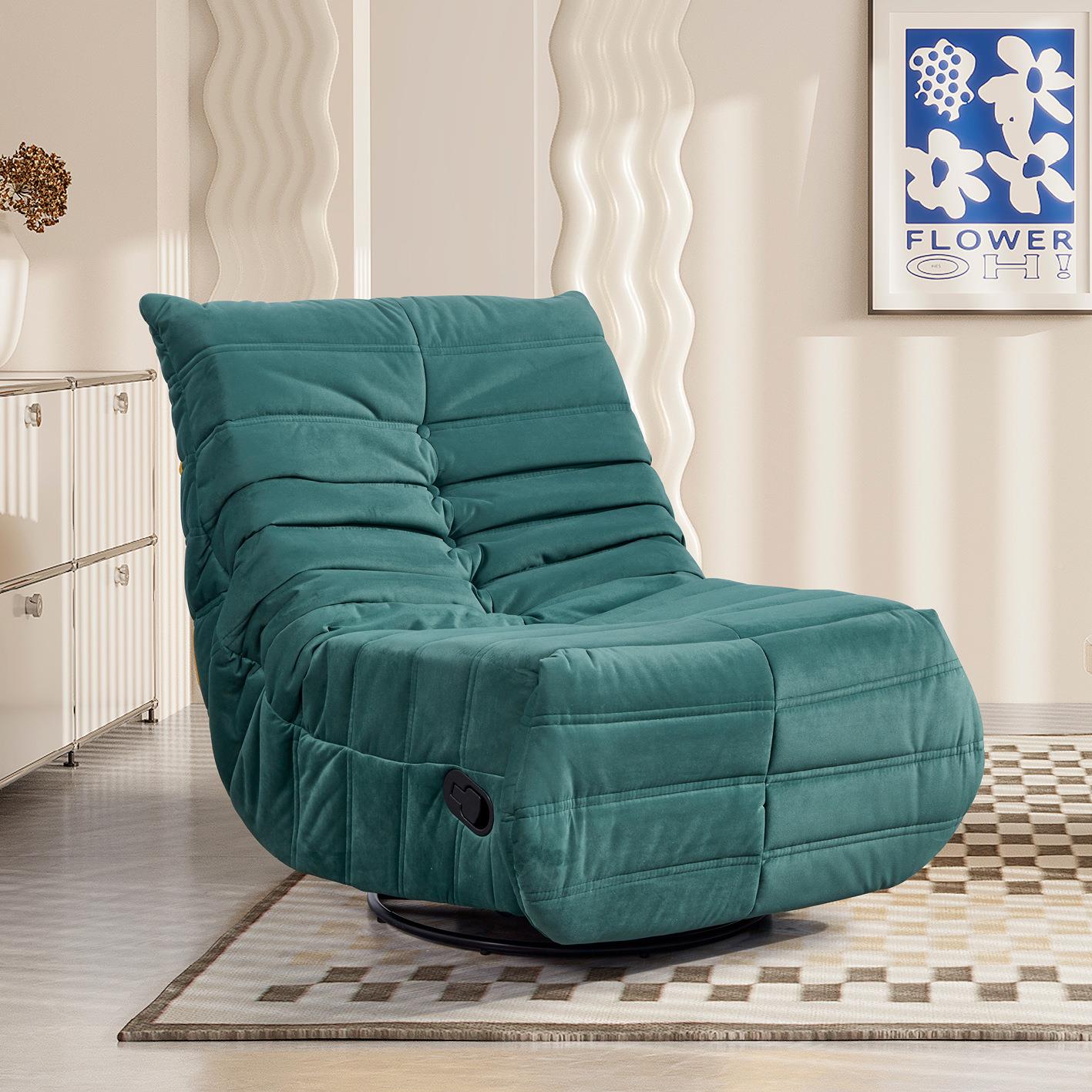 网红毛毛虫多能旋转小沙客厅阳发台功可620躺懒人沙发休闲爪皮猫