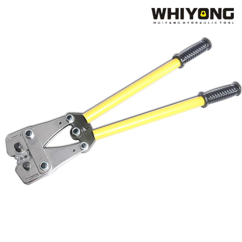 压接钳机械式手动开口铜铝裸端子冷压电缆HY-10120压线钳
