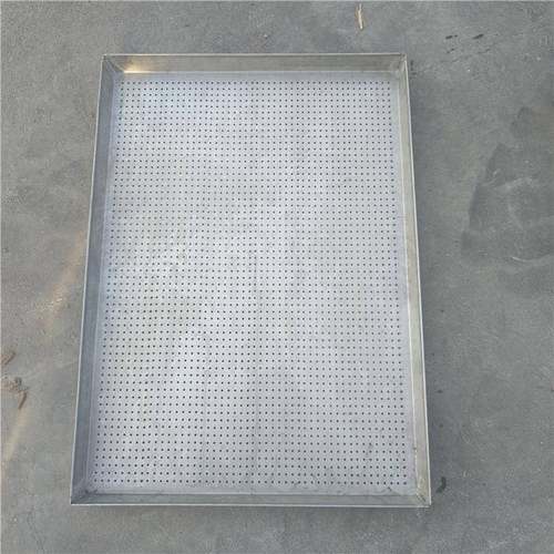 不锈钢方盘带孔盘子50*70直角盘子厂家40*60米饭盘子