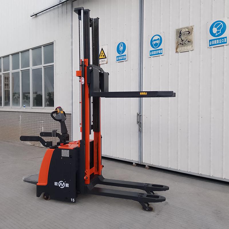 仓库电动叉车2吨全自动堆高液压升高车升降装卸托盘搬运车