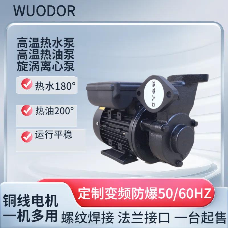 供应奥兰克热水泵WM-10-120模温机高温旋涡管道循环泵0.75kw